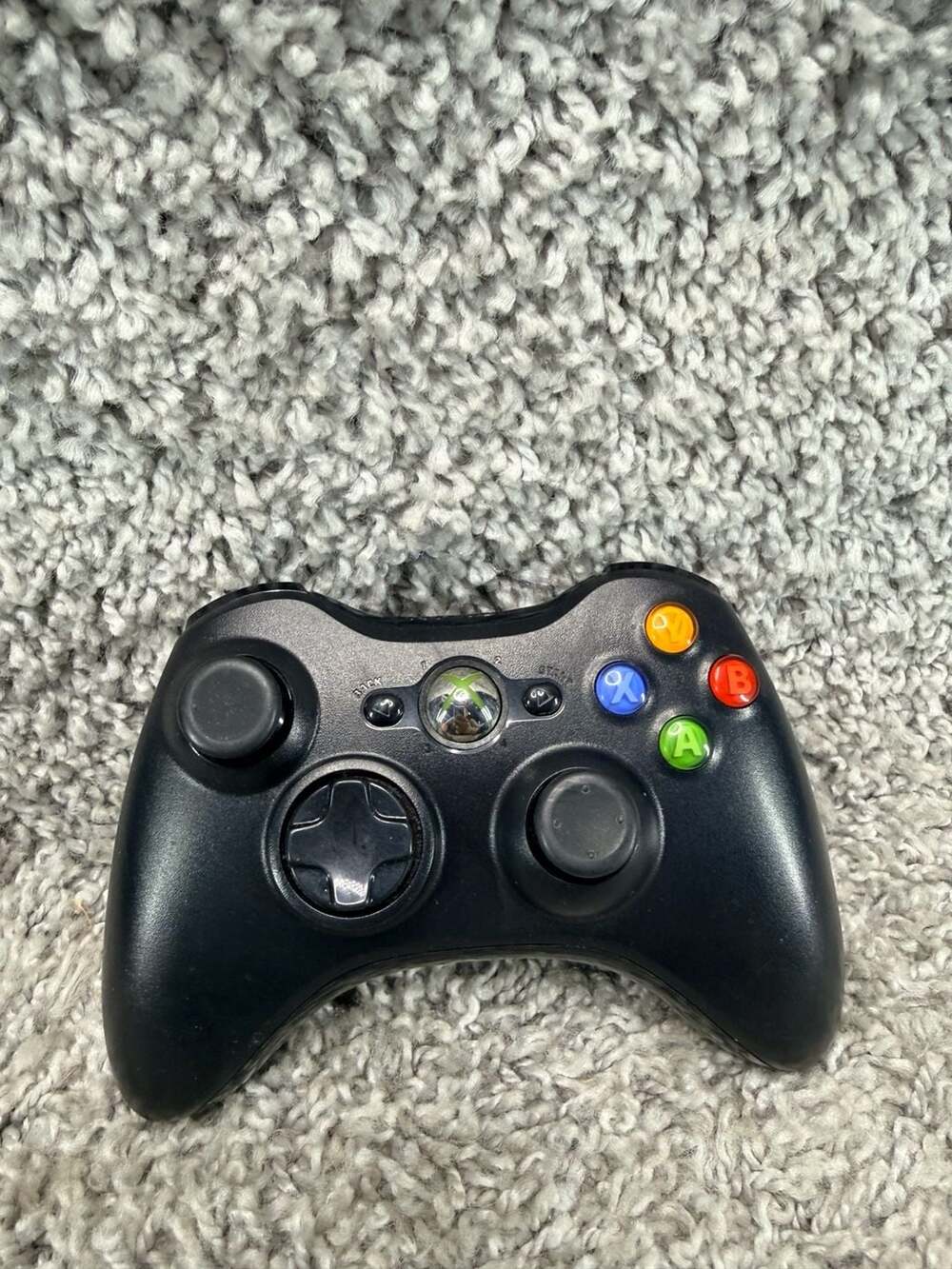Microsoft Xbox 360 Wireless Controller (Black, Model 1403)